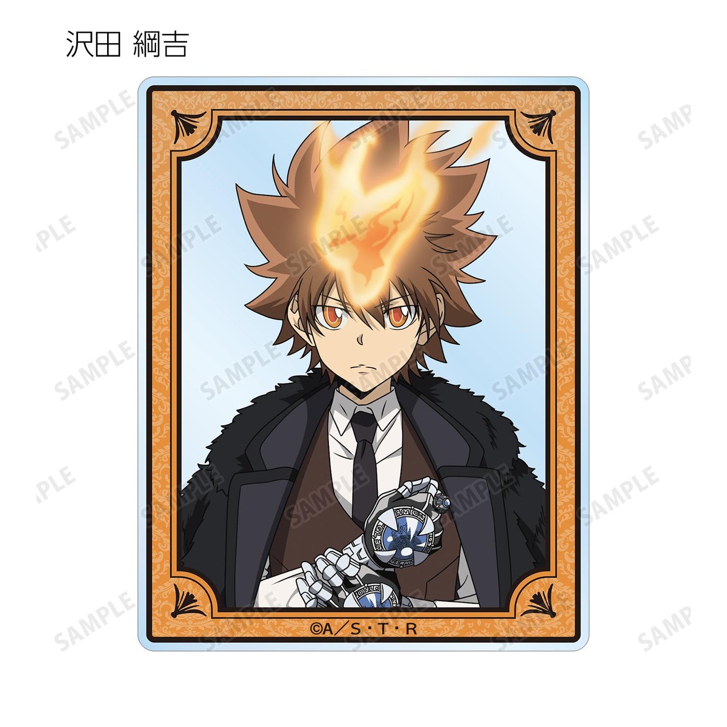 《家庭教師HITMAN REBORN!》全新繪製 毛皮大衣×西裝版 盒裝隨機亞克力卡片【全套BOX/10包入】