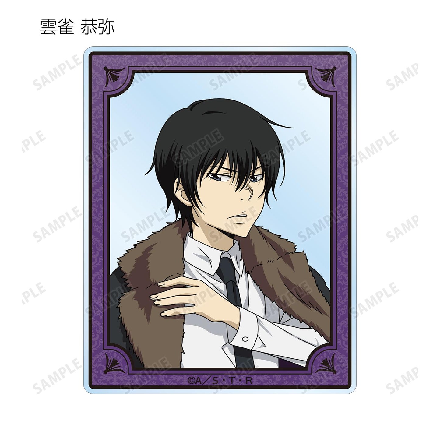《家庭教師HITMAN REBORN!》全新繪製 毛皮大衣×西裝版 盒裝隨機亞克力卡片【全套BOX/10包入】