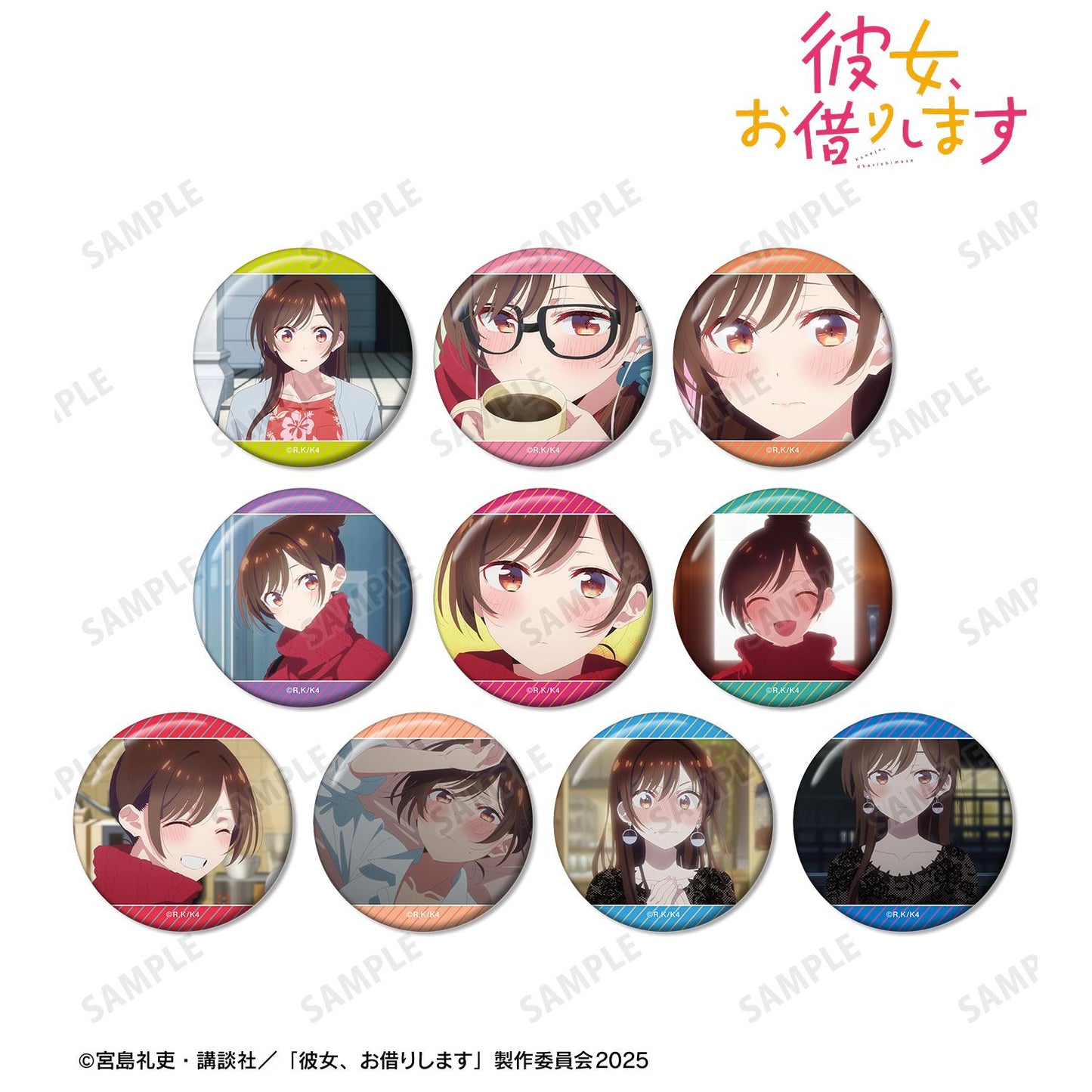 《租借女友》_隨機款 水原千鶴限定 場景寫真徽章(單位/盒)【全套BOX/10包入】
