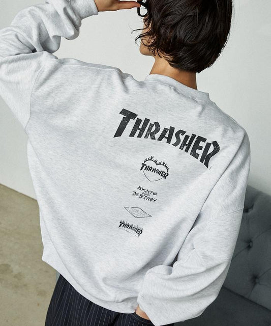 特別款LOGO圓領背面印花衛衣