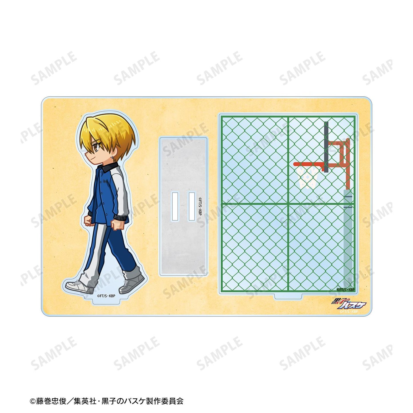 《黑子的籃球》 黃瀨涼太 迷你角色 附配件大號亞克力立牌