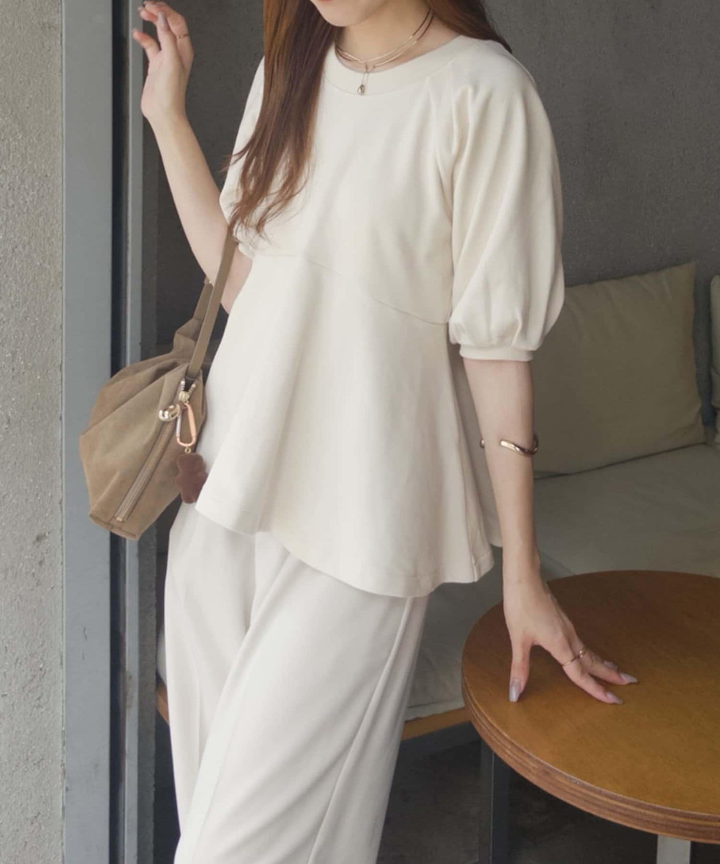 【CAPRICIEUX LE'MAGE】荷葉邊衛衣套頭衫