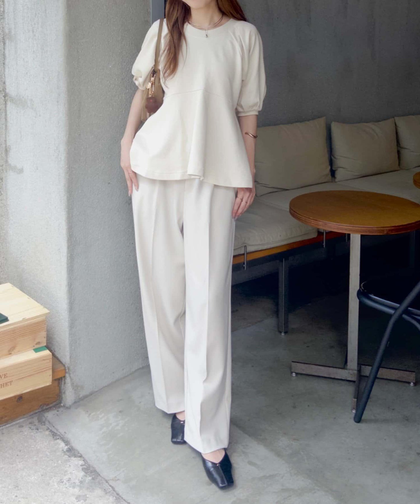 【CAPRICIEUX LE'MAGE】荷葉邊衛衣套頭衫