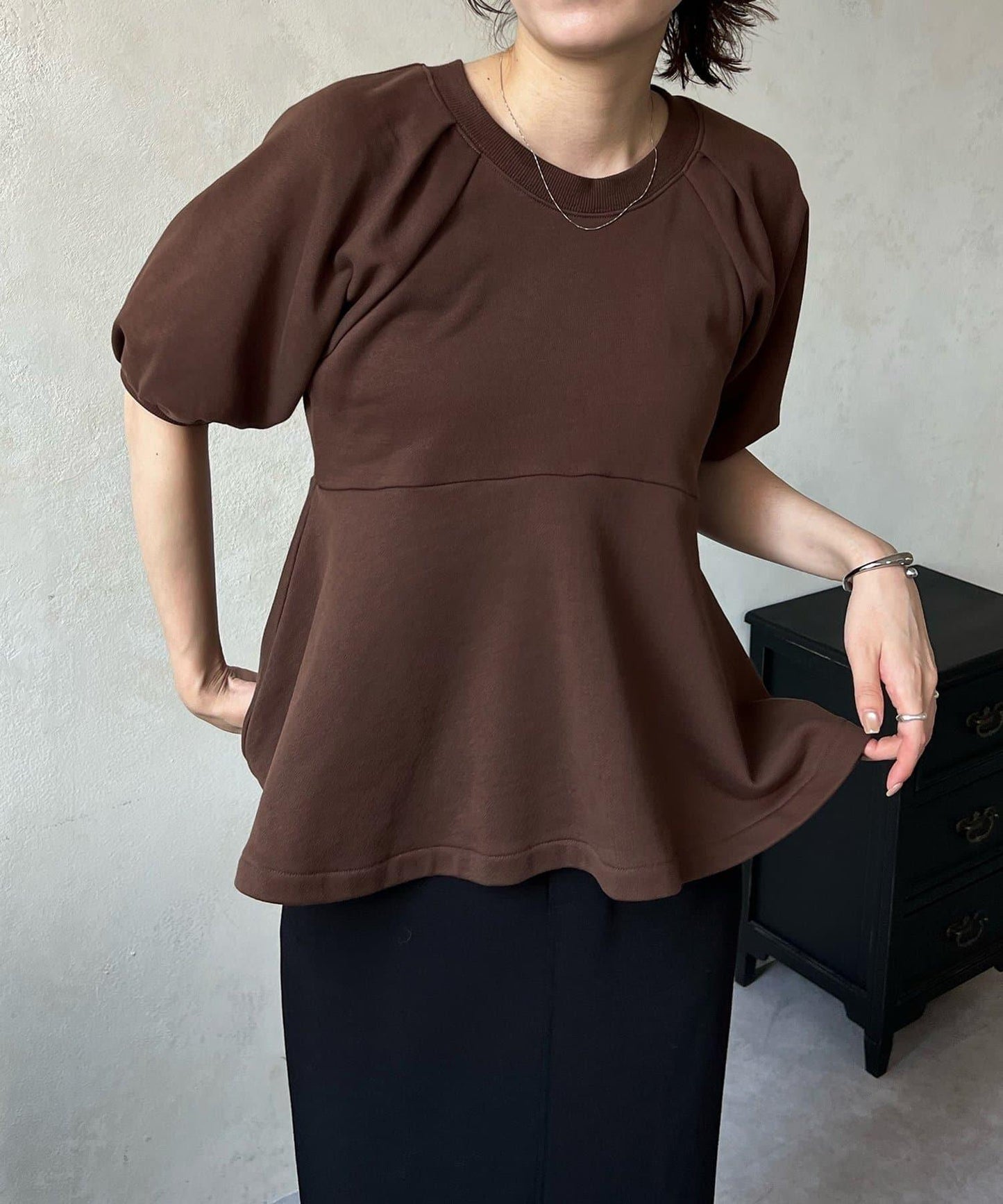 【CAPRICIEUX LE'MAGE】荷葉邊衛衣套頭衫