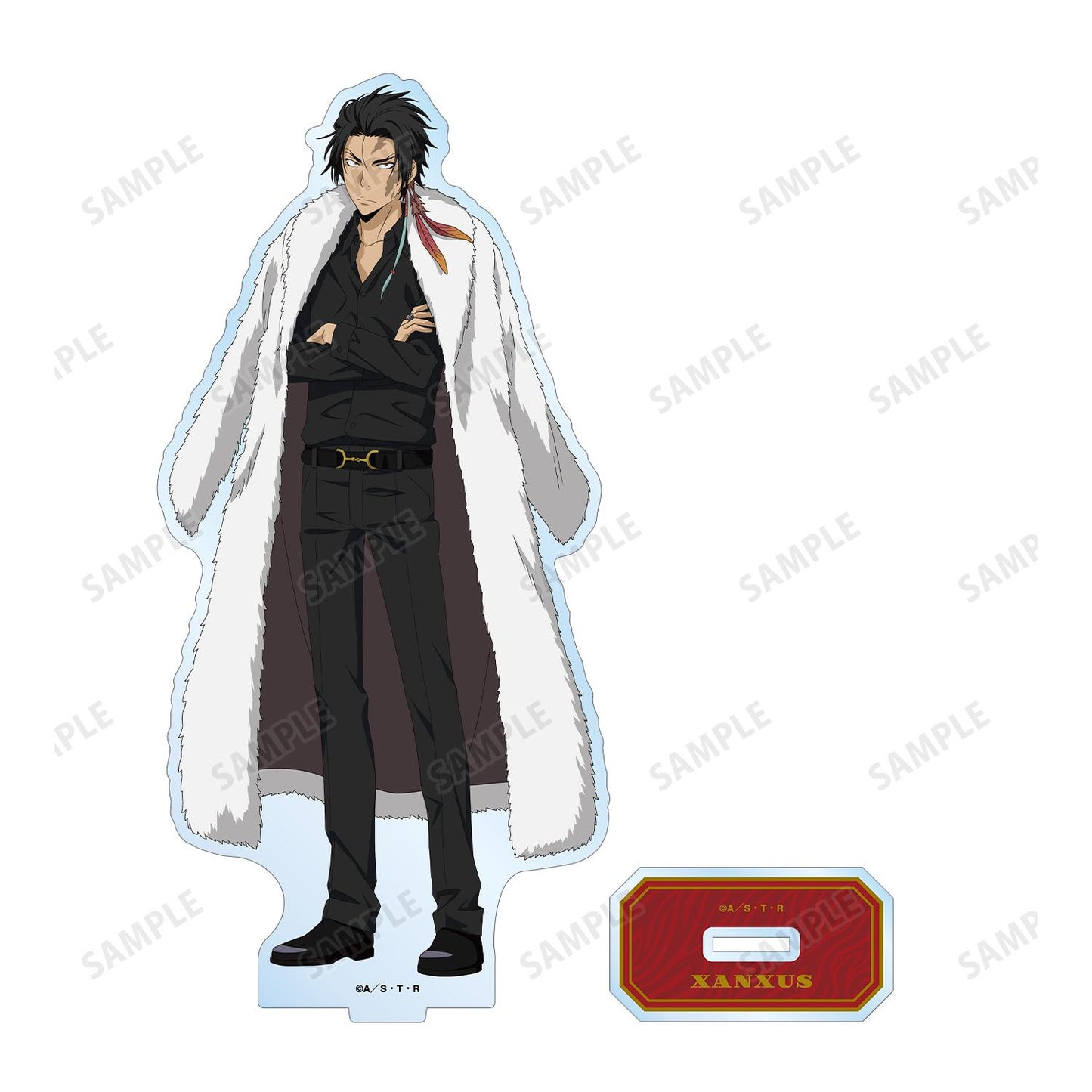 《家庭教師HITMAN REBORN!》_新繪 XANXUS(10年後)毛皮大衣×西裝ver. 大號亞克力立牌