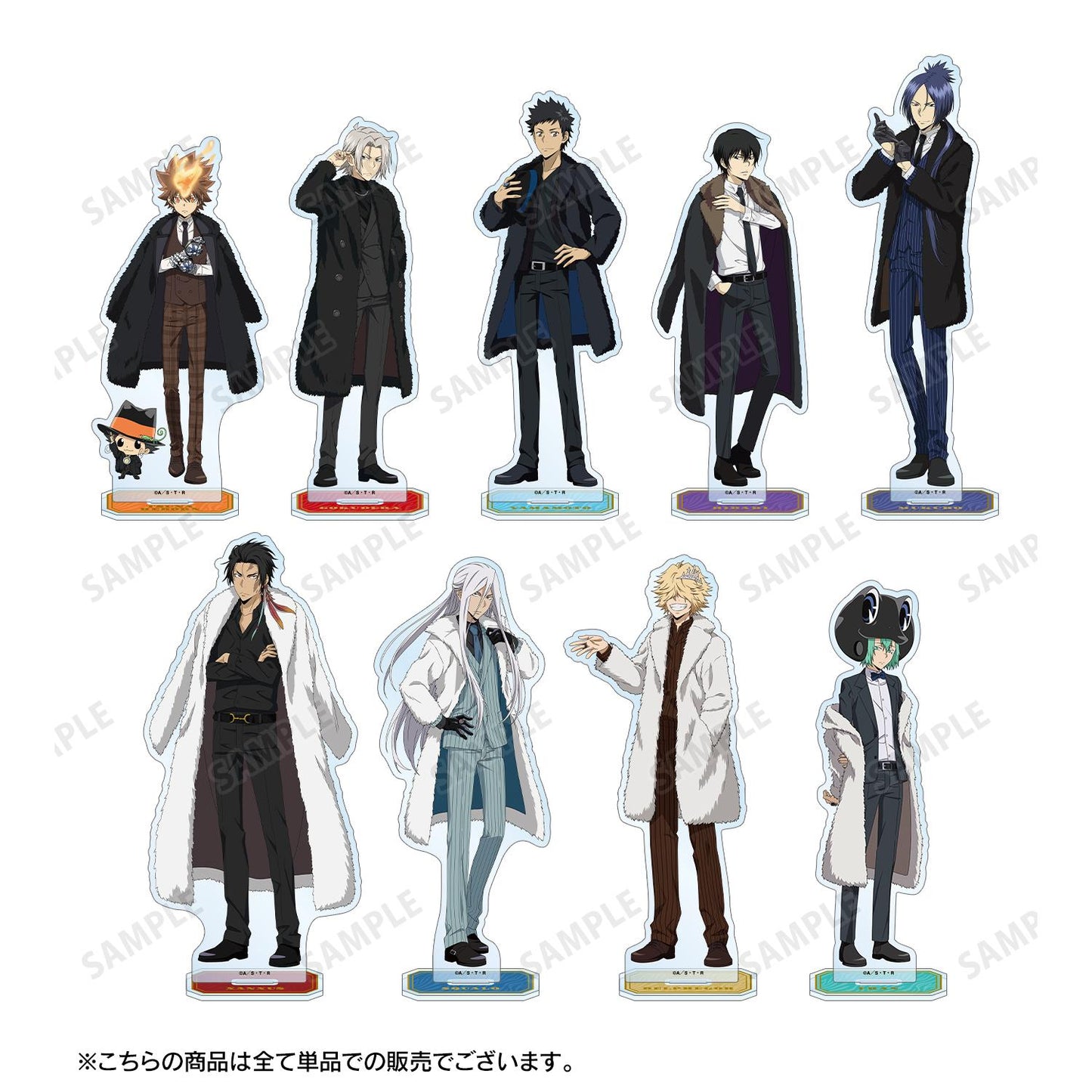 《家庭教師HITMAN REBORN!》 獄寺隼人 皮草大衣×西裝ver. 大號亞克力立牌