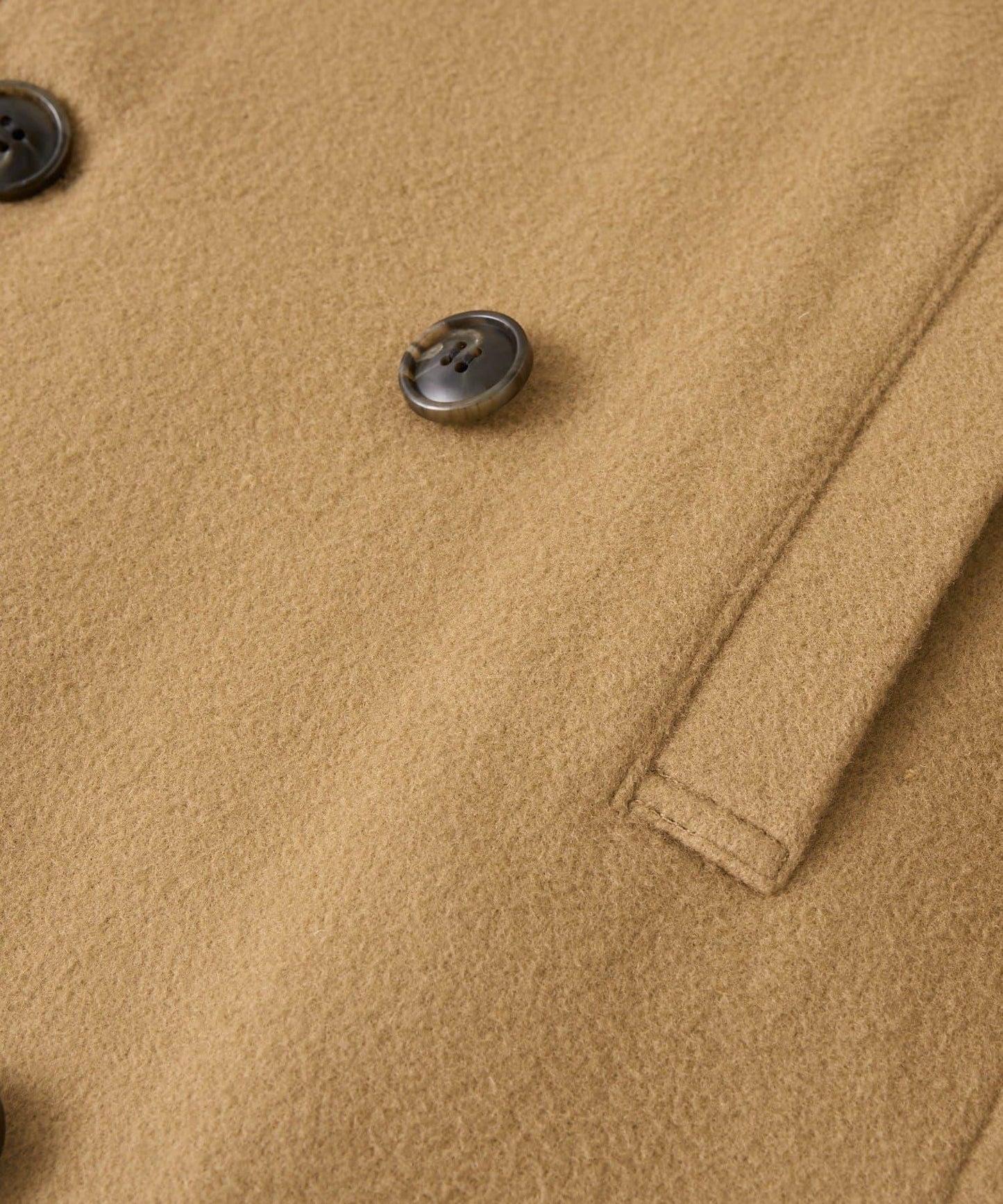 【臉部周圍華麗】海狸絨連帽大衣