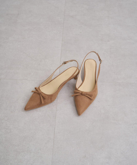 【GALENA/ガレナ】蝴蝶結尖頭高跟鞋