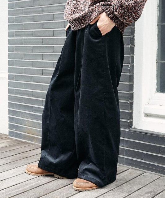 寬鬆燈芯絨休閒褲