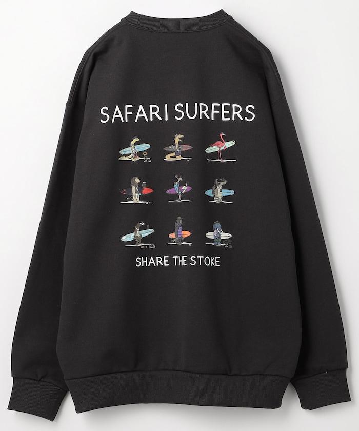 Safari Surfers 圓領衛衣