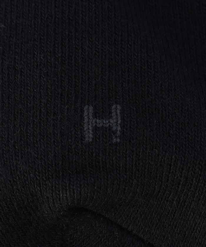 簡約標誌刺繡中筒襪(適合25.0-27.0cm)
