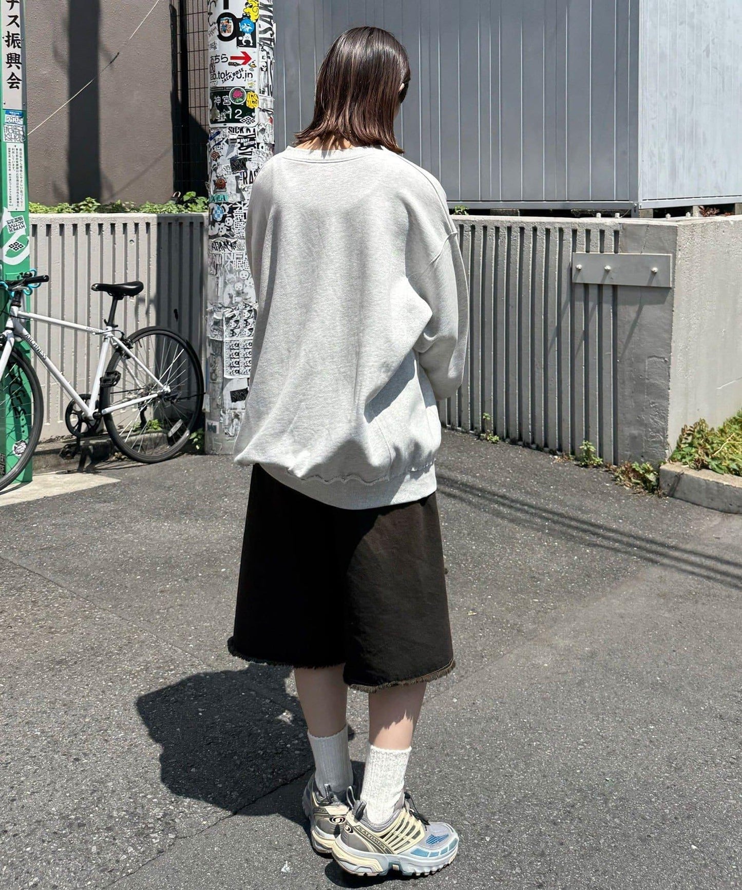 寬鬆學院風開衫衛衣