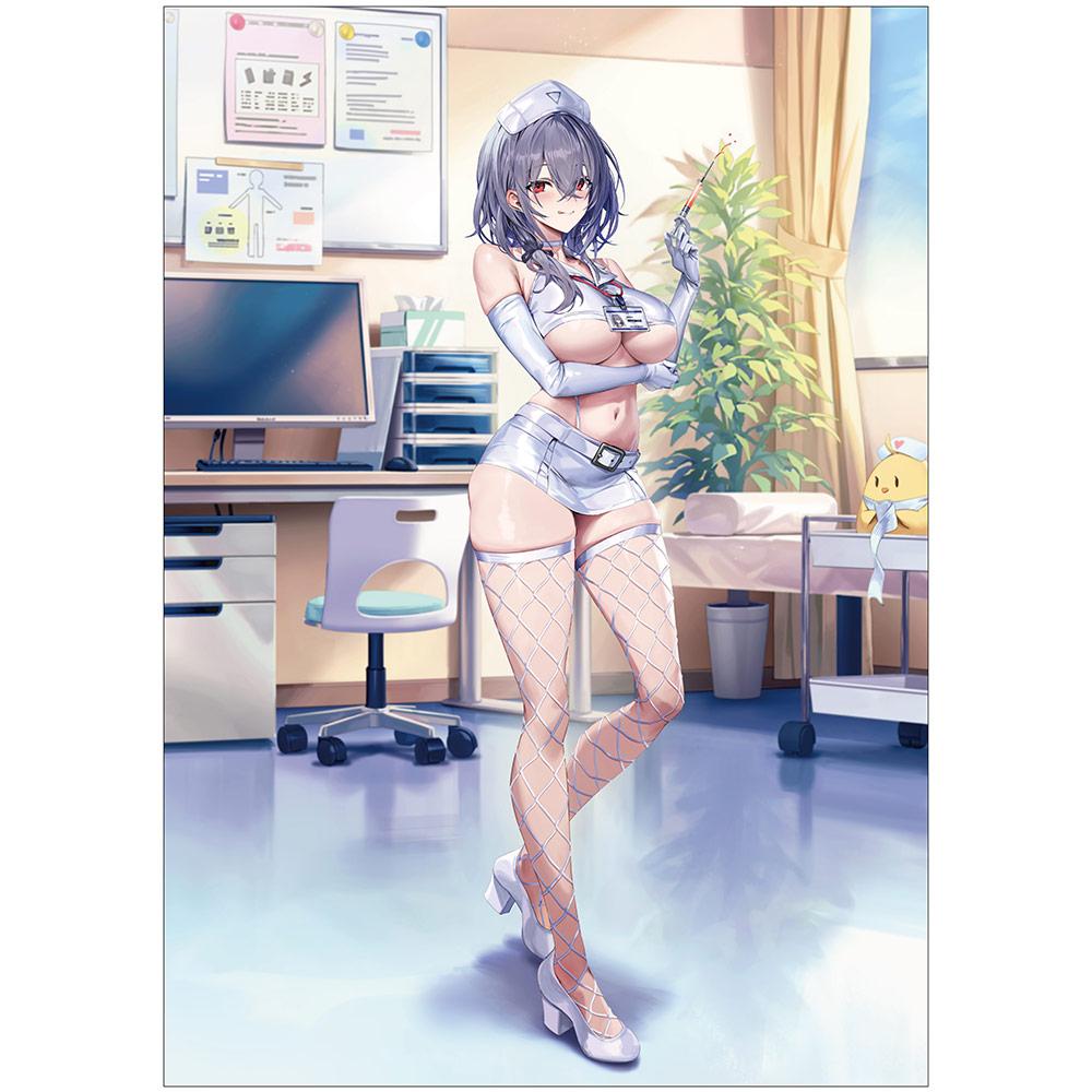 《碧藍航線》_全新繪製角色精美畫框(匹茲堡/護士)A4