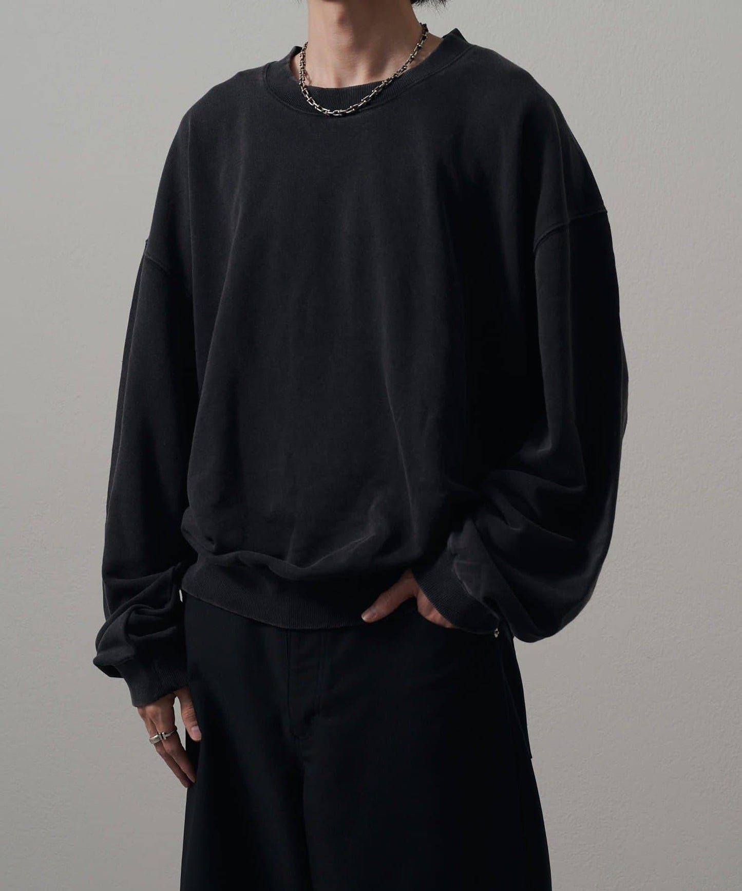 <Lui's ONE>雪花水洗圓領衛衣