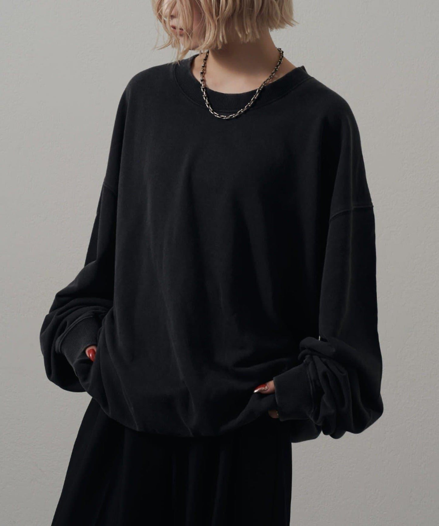 <Lui's ONE>雪花水洗圓領衛衣