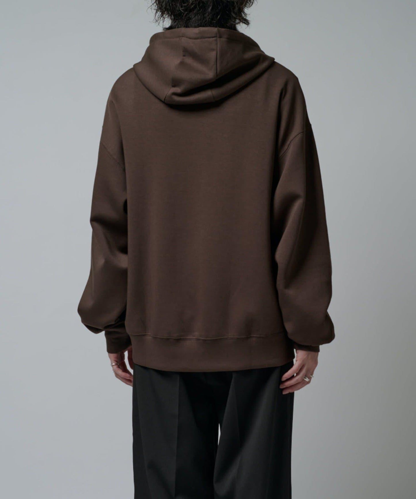 絲滑針織拉鍊連帽衫