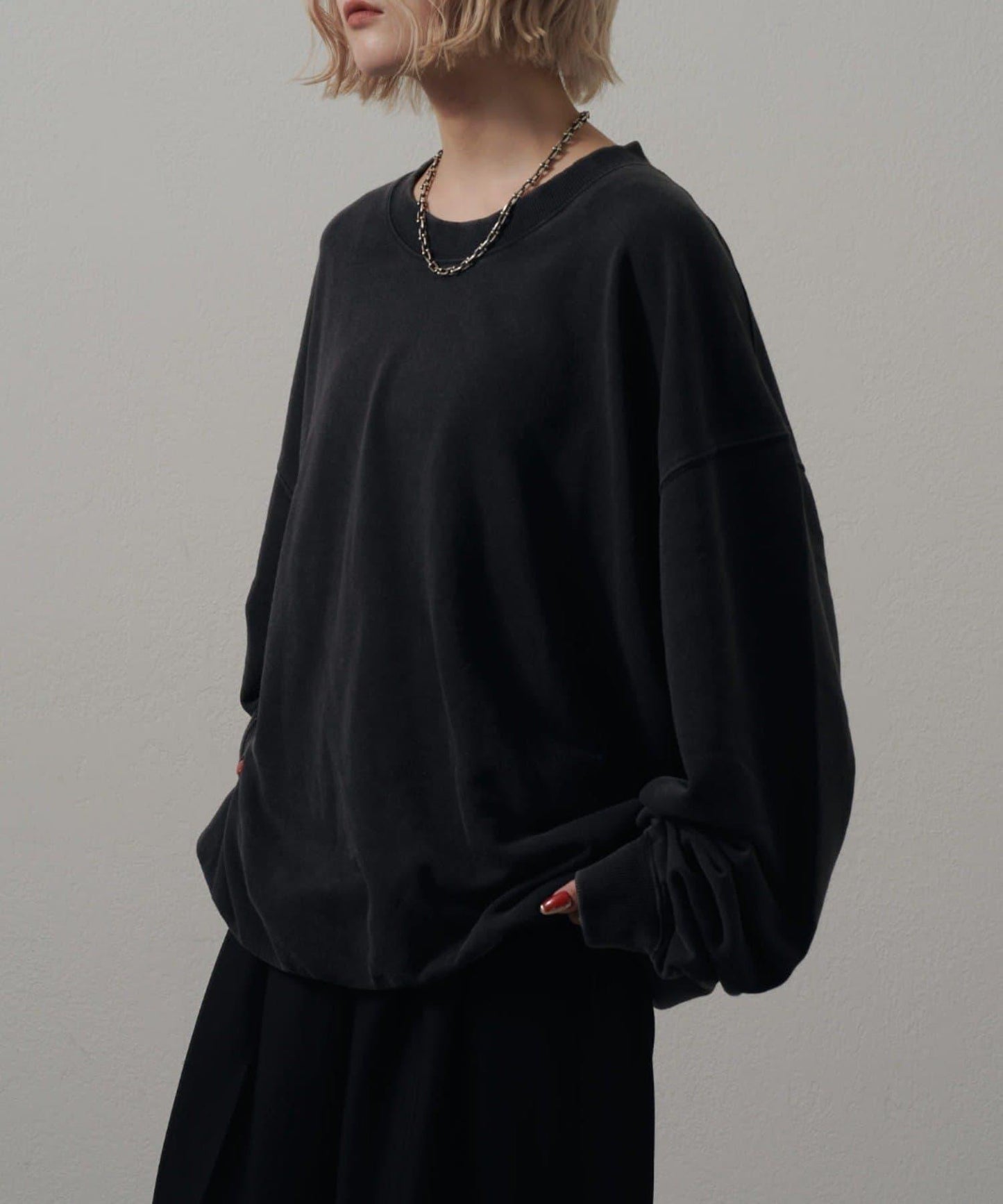 <Lui's ONE>雪花水洗圓領衛衣