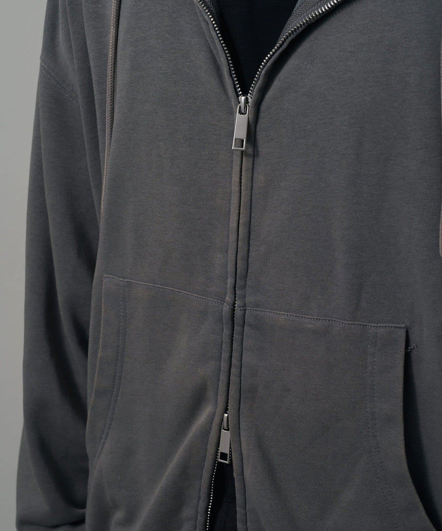 <Lui's ONE>雪花水洗拉鍊衛衣連帽衫