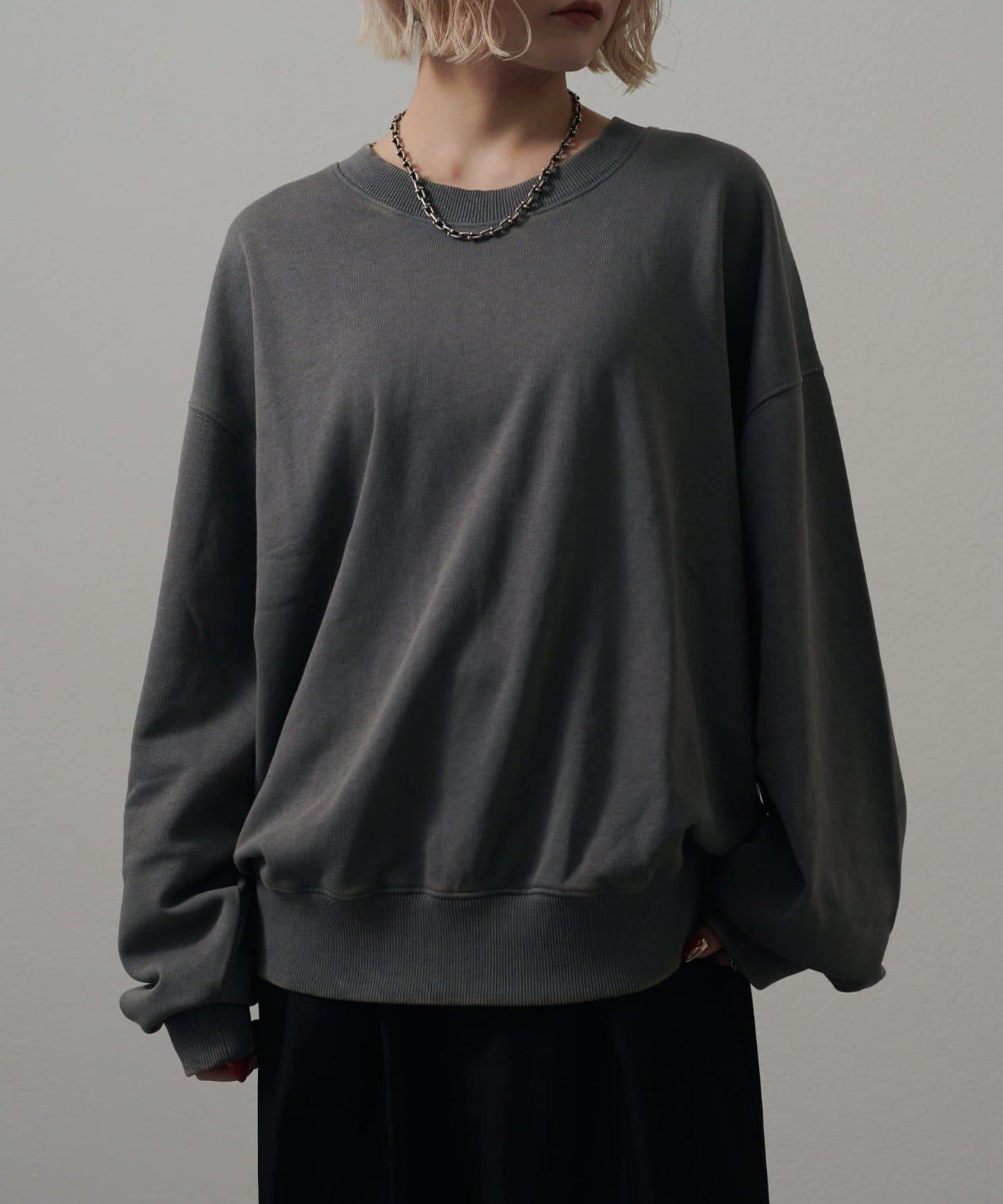 <Lui's ONE>雪花水洗圓領衛衣