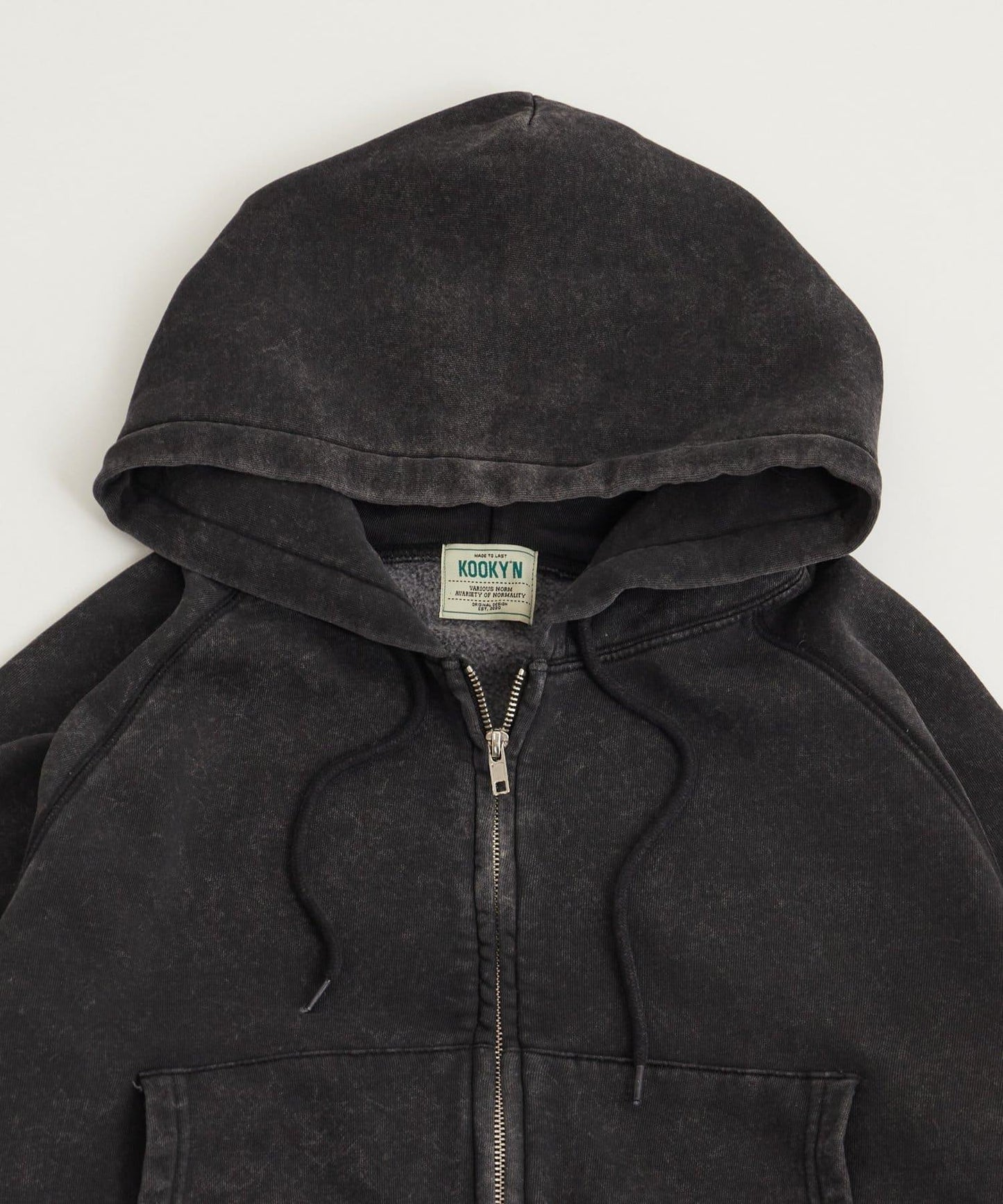 KOOKYN化纖拉鍊連帽衛衣