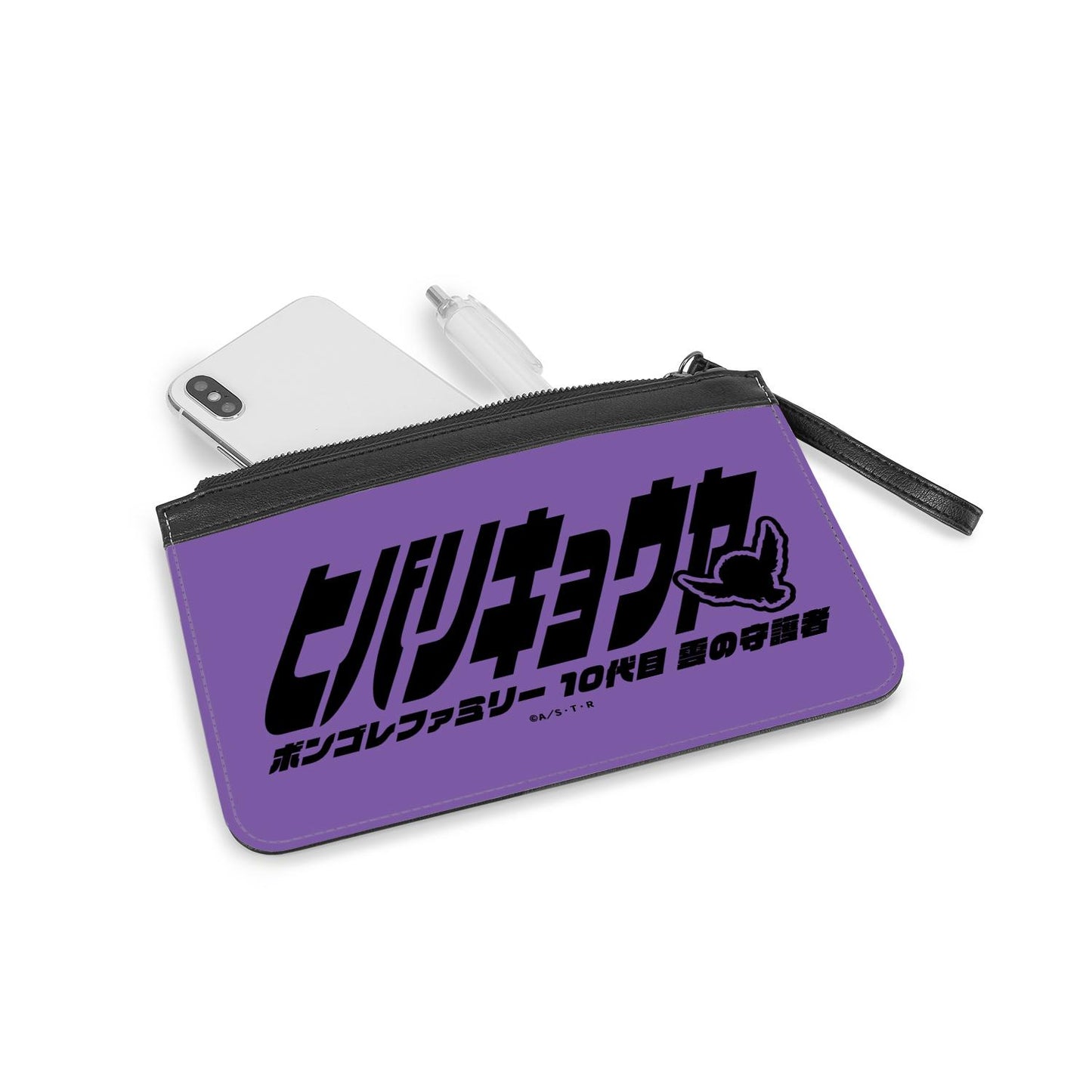 《家庭教師HITMAN REBORN!》 霧山恭彌 ar-Unity元素姓名設計PU皮革扁平收納包