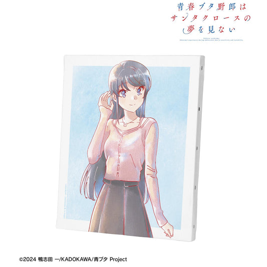 青春豬頭少年不做聖誕老人夢_櫻島麻衣 Ani-Art aqua label F3號畫布板
