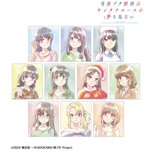 青春豬頭少年不做聖誕老人夢 Ani-Art aqua label 亞克力卡片(單品/全套BOX)【BOX/10個裝】