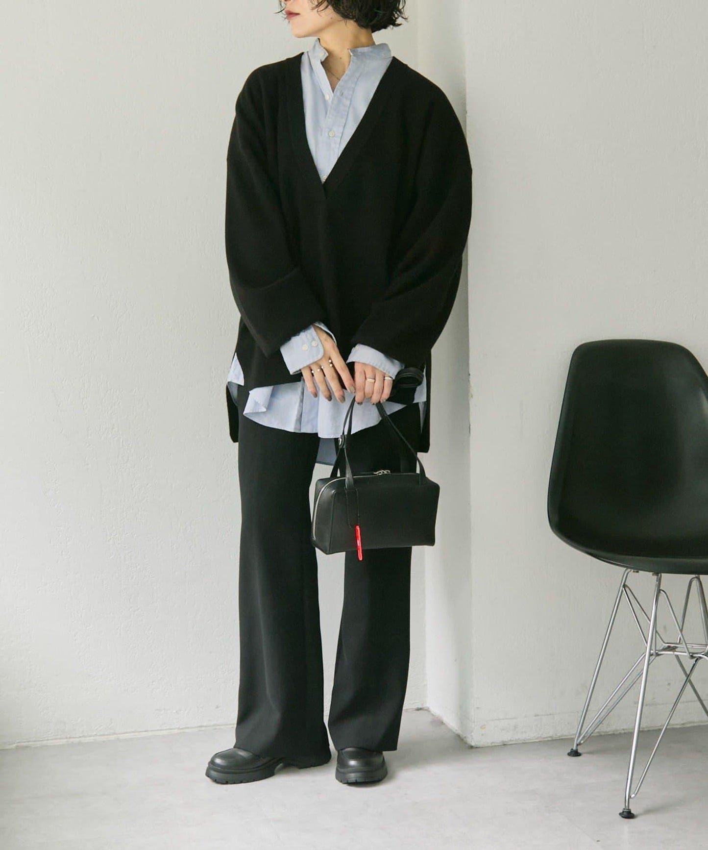 《本革》ONE.(ワンドット)長柄波士頓包
