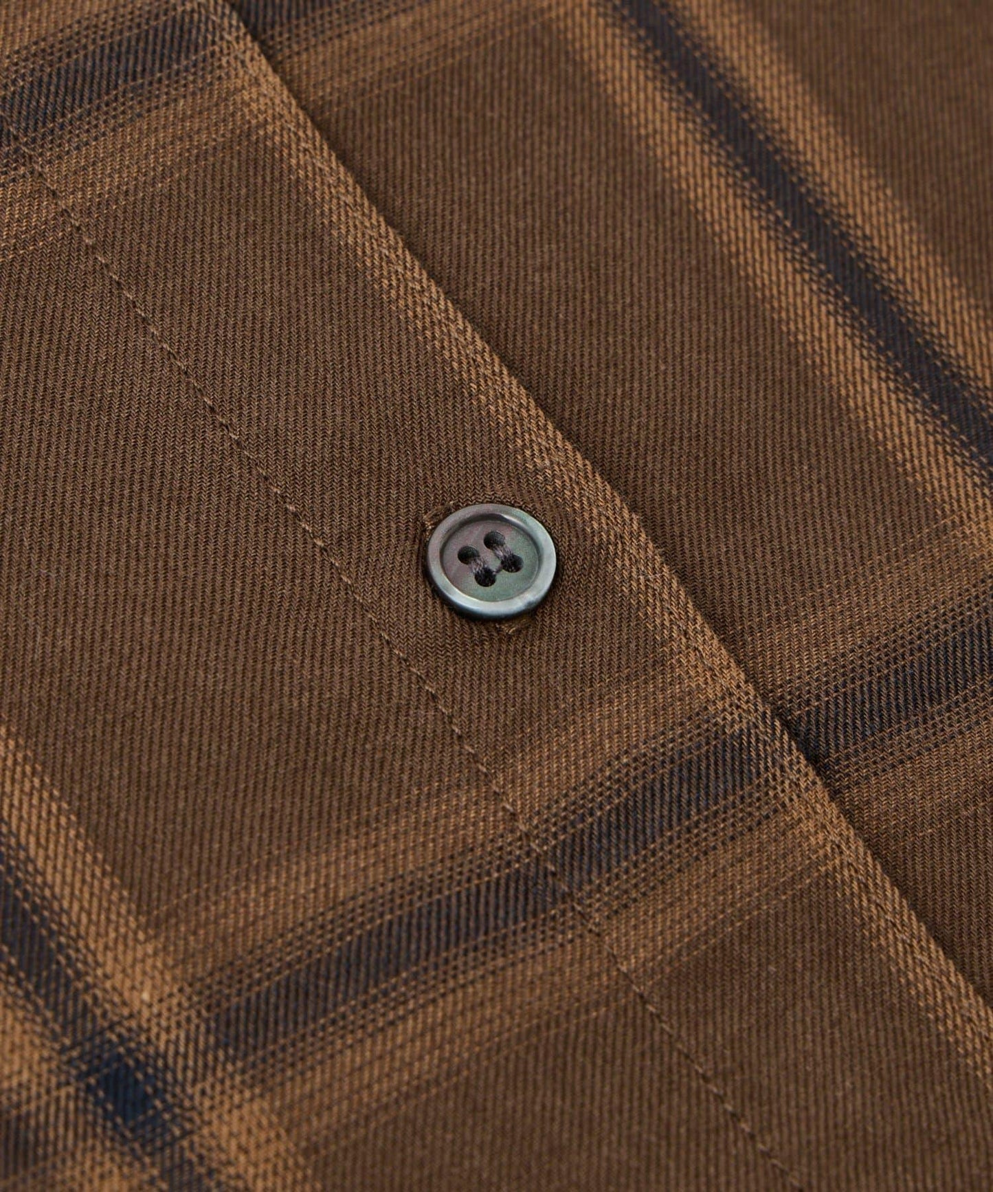 《こなれ感を演出》先染漸變格子襯衫