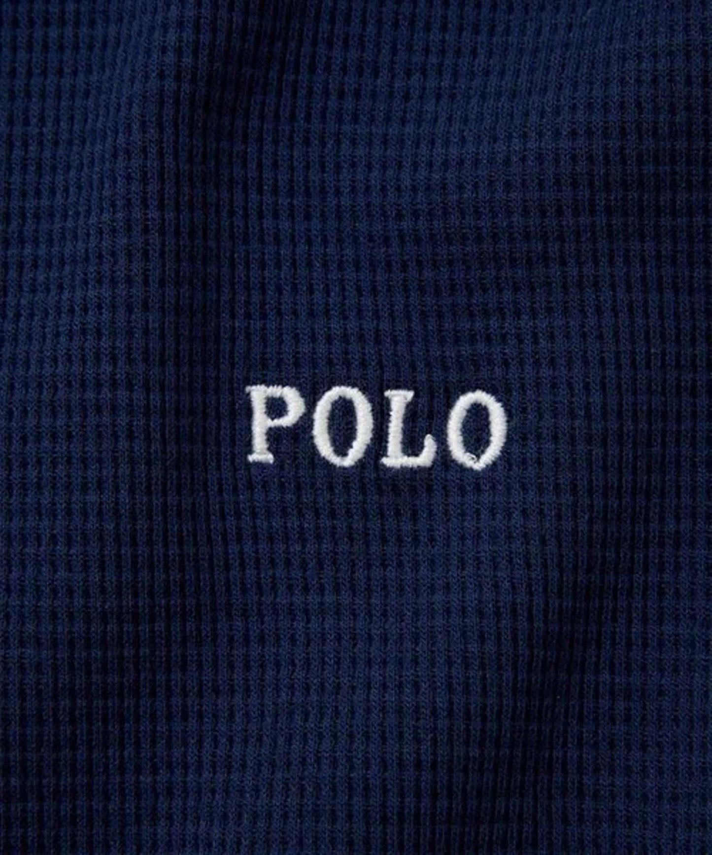 【POLO RALPH LAUREN】華夫格長袖
