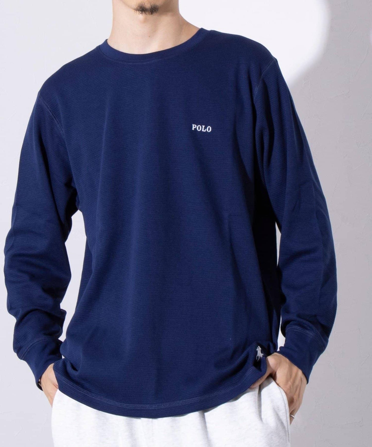 【POLO RALPH LAUREN】華夫格長袖