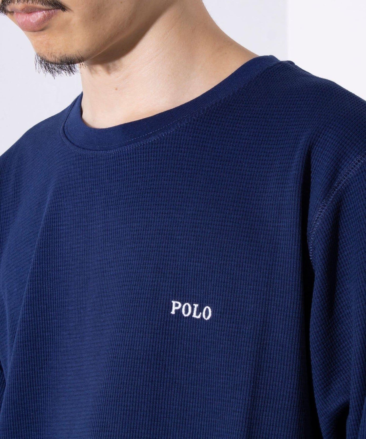 【POLO RALPH LAUREN】華夫格長袖