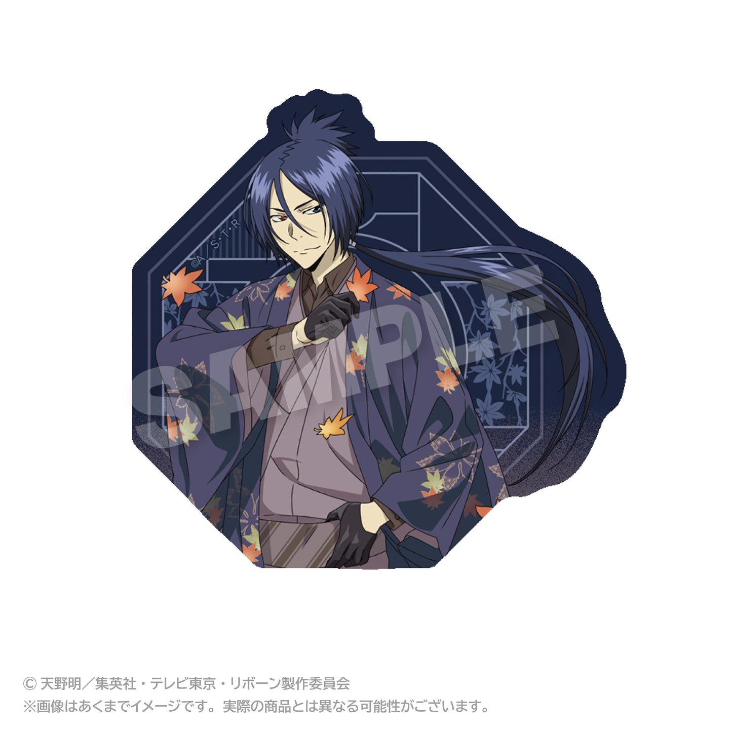 《家庭教師HITMAN REBORN!》異形剪裁貼紙 秋季和服版 六道骸
