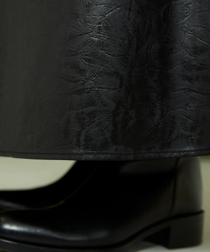 重磅緞面半身裙