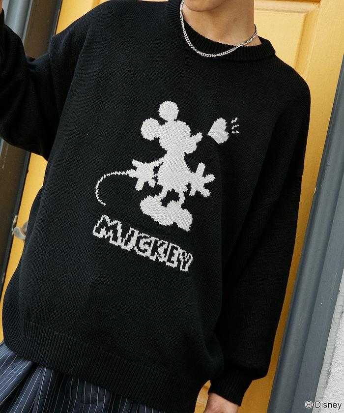 特別款 'DISNEY MICKEY MOUSE' 陰影針織衫