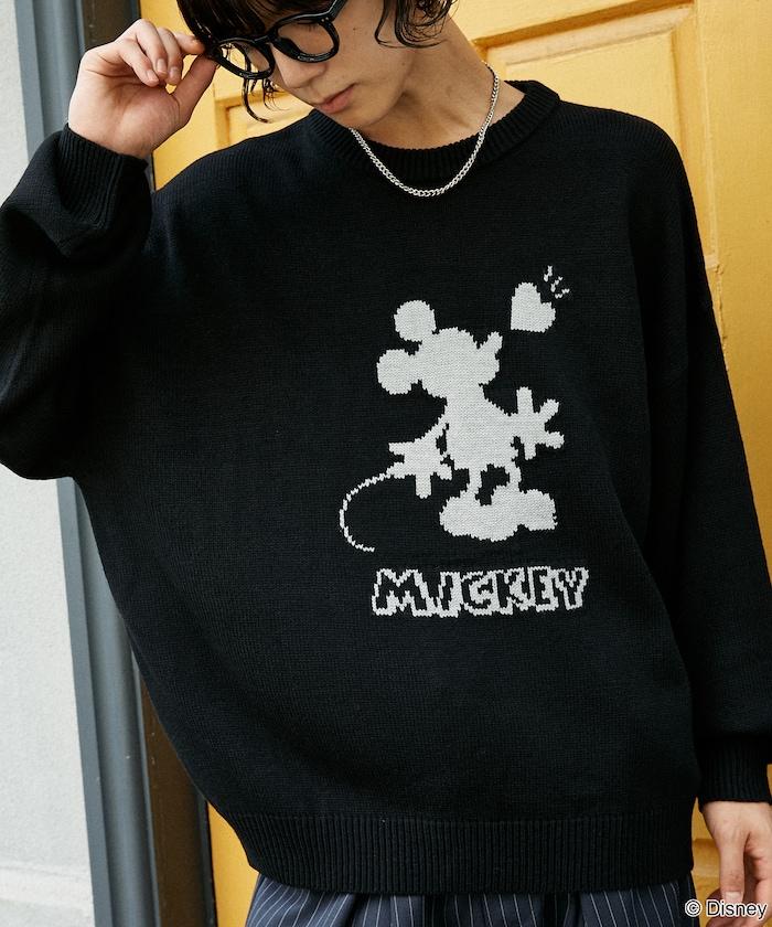 特別款 'DISNEY MICKEY MOUSE' 陰影針織衫
