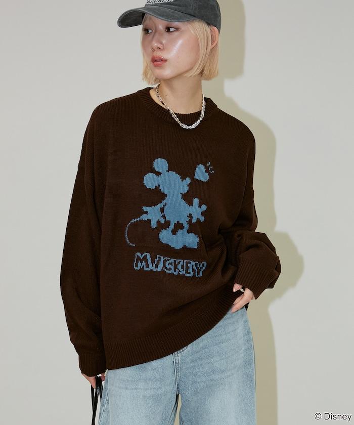 特別款 'DISNEY MICKEY MOUSE' 陰影針織衫