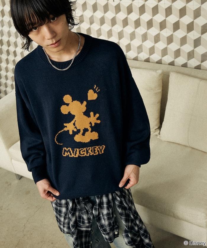 特別款 'DISNEY MICKEY MOUSE' 陰影針織衫