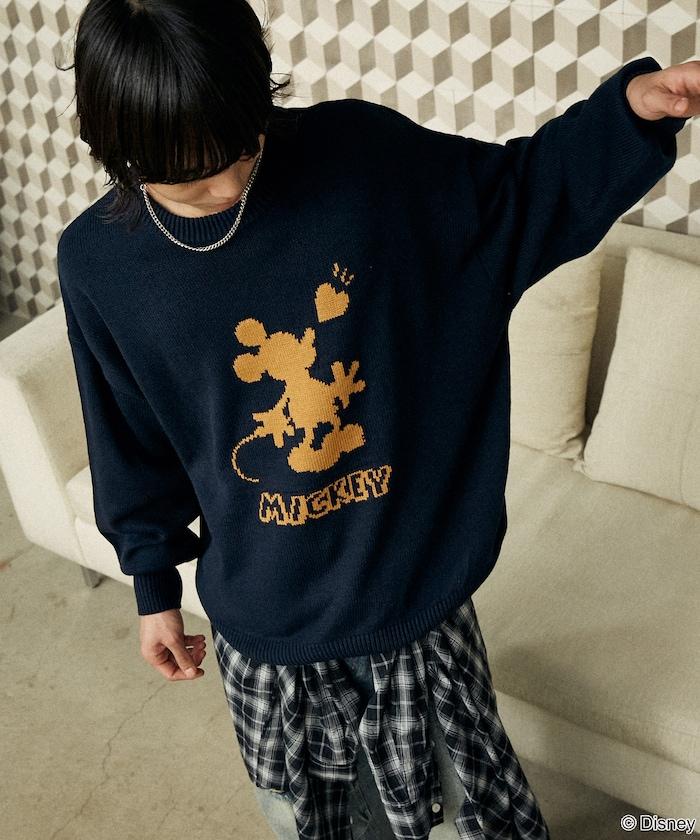 特別款 'DISNEY MICKEY MOUSE' 陰影針織衫