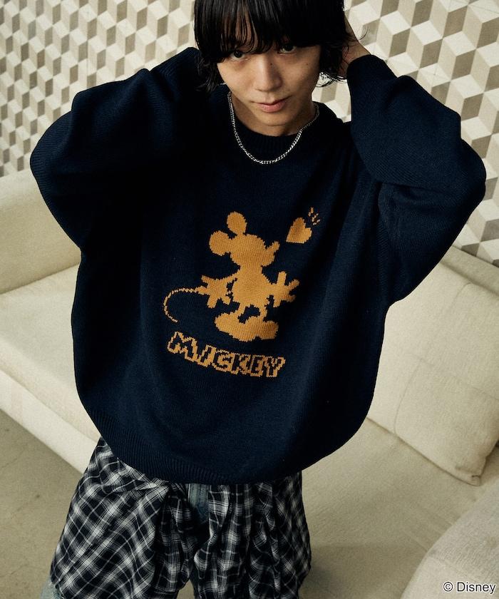 特別款 'DISNEY MICKEY MOUSE' 陰影針織衫