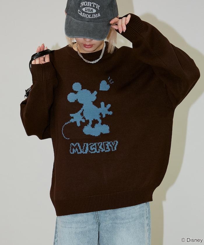 特別款 'DISNEY MICKEY MOUSE' 陰影針織衫