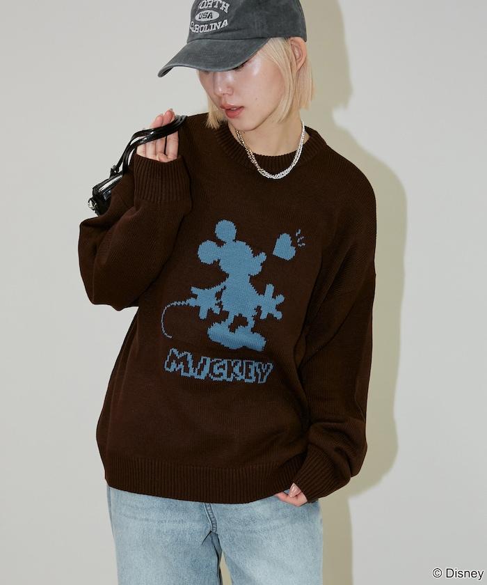 特別款 'DISNEY MICKEY MOUSE' 陰影針織衫