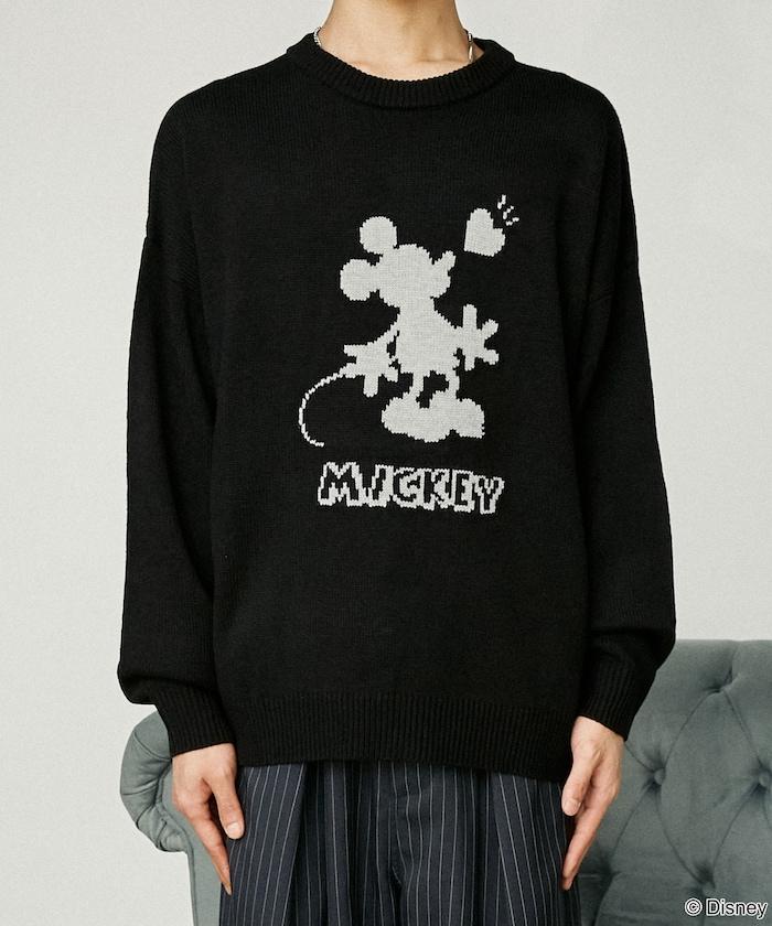 特別款 'DISNEY MICKEY MOUSE' 陰影針織衫