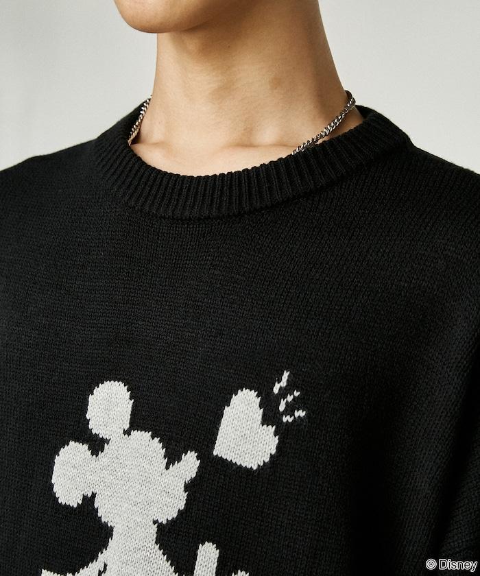 特別款 'DISNEY MICKEY MOUSE' 陰影針織衫