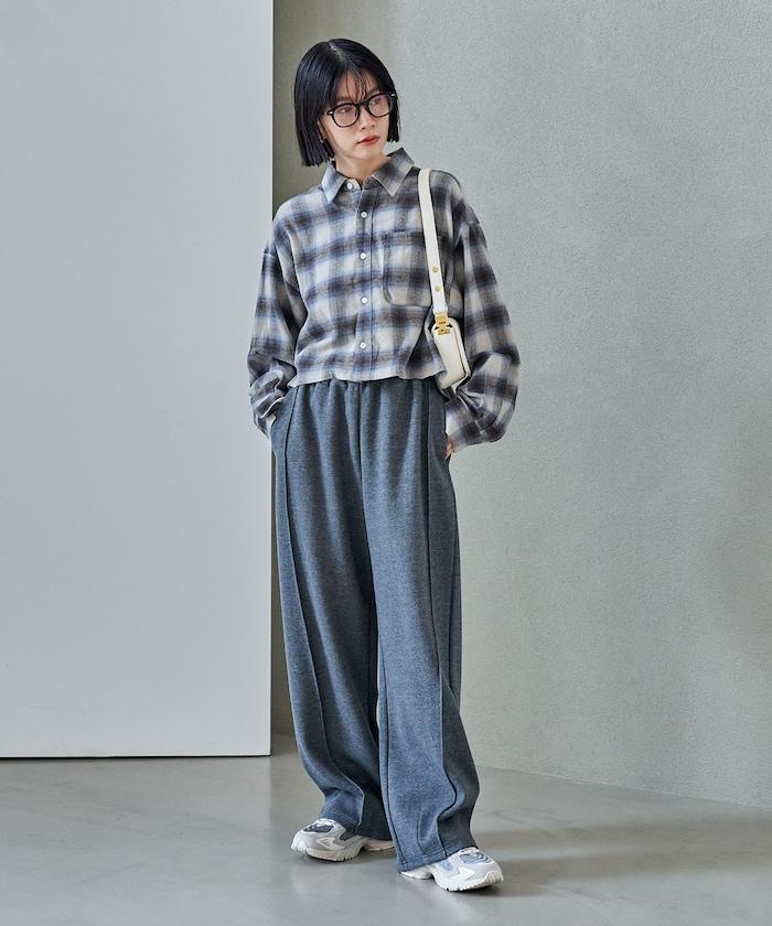 漸變格紋襯衫