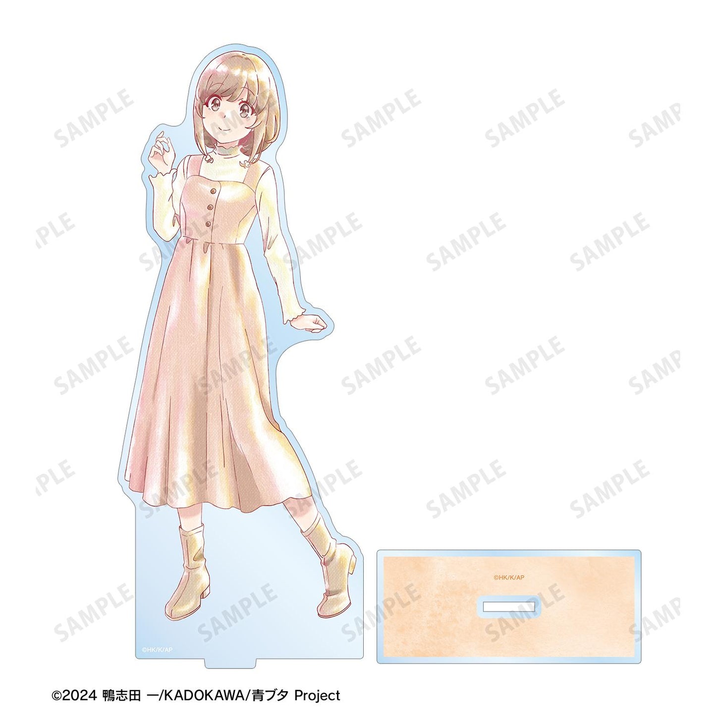 青春豬頭少年不會夢到聖誕老人 梓川花楓 Ani-Art aqua label 大號亞克力立牌