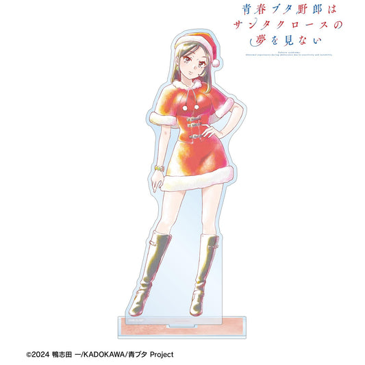 青春豬頭少年不會夢到聖誕老人_迷你裙聖誕少女 Ani-Art aqua label 大號亞克力立牌