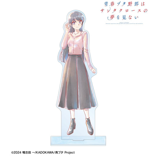 青春豬頭少年不會夢到聖誕老人_櫻島麻衣 Ani-Art aqua label 大號亞克力立牌