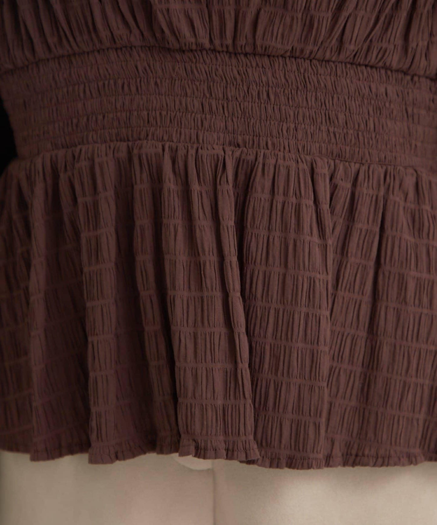 【mystic】方領褶皺襯衫