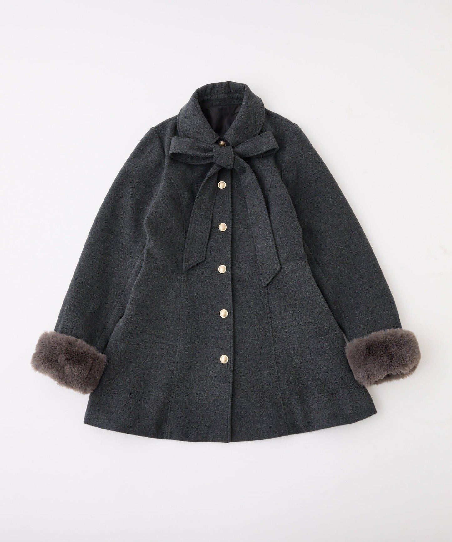 【premium order】蝴蝶結中長款大衣/含SM碼